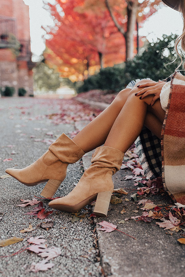 The Laurette Ankle Bootie In Iced Mocha