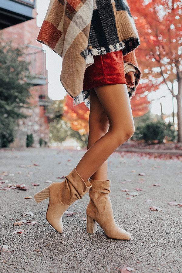 The Laurette Ankle Bootie In Iced Mocha