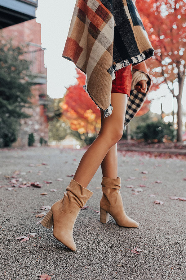 The Laurette Ankle Bootie In Iced Mocha