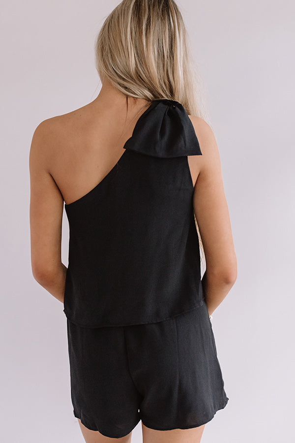 Haute In Here Romper In Black