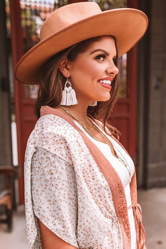 The Penelope Mini Tassel Earrings in White