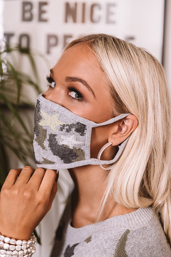 Chic On Command Camo Cloth Face Mask