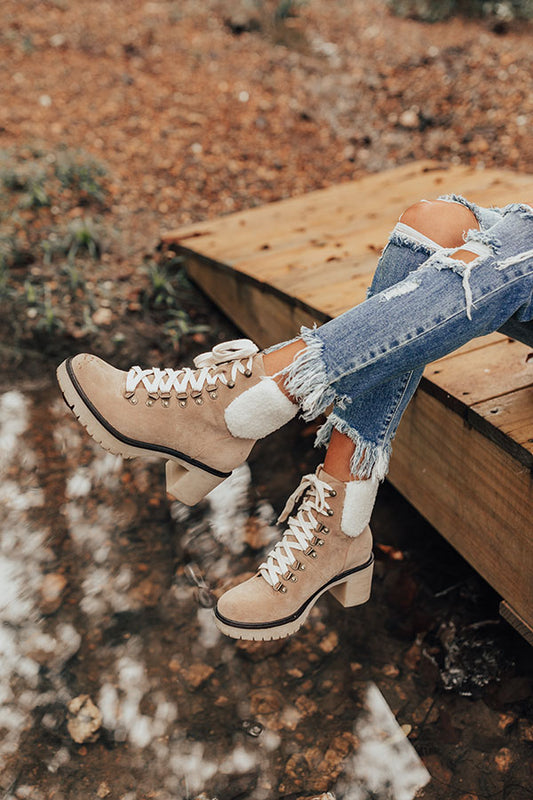 The Remi Bootie In Khaki
