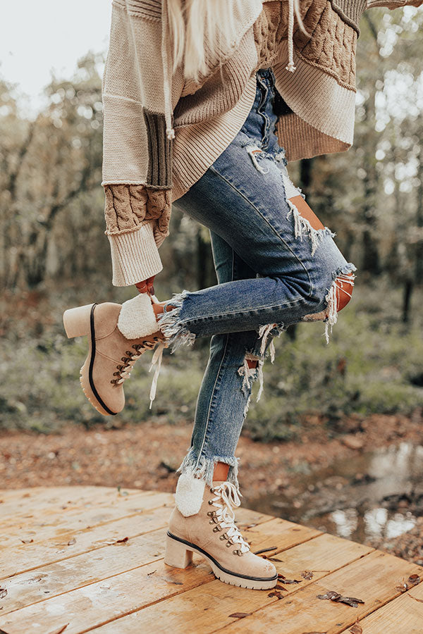 The Remi Bootie In Khaki
