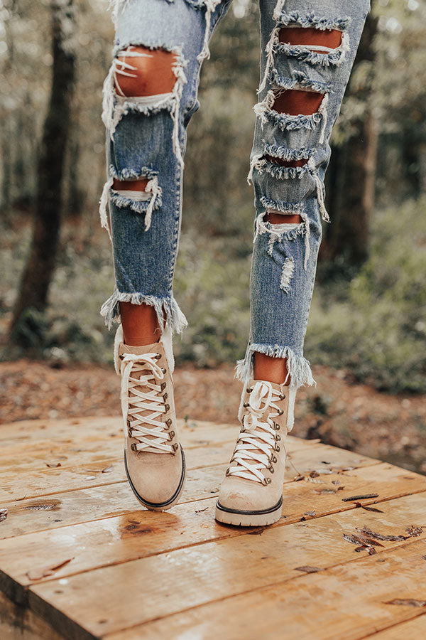 The Remi Bootie In Khaki