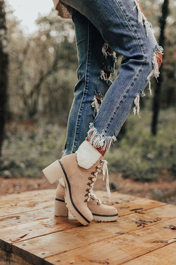 The Remi Bootie In Khaki