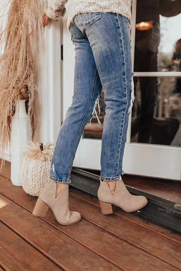 The Georgia Faux Nubuck Bootie