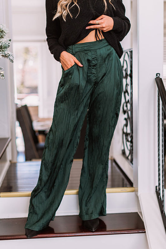 The Royce High Waist Satin Pants