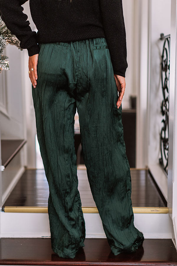 The Royce High Waist Satin Pants