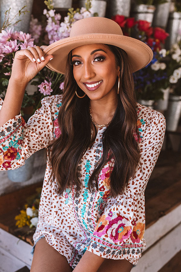 Pack Your Passport Hat In Iced Latte