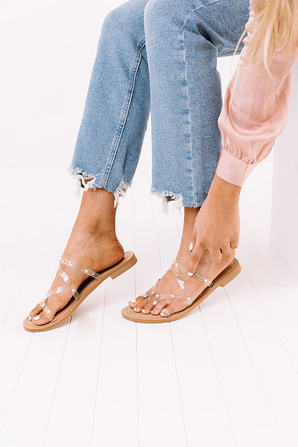 The Coralie Rhinestone Sandal