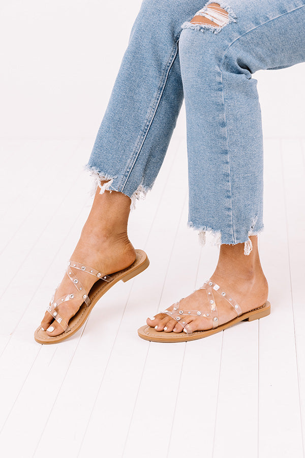 The Coralie Rhinestone Sandal