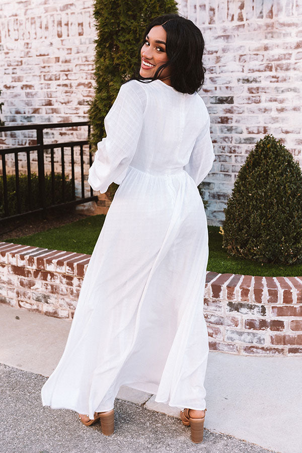 Catalina Kisses Cut Out Maxi In White Impressions Outlet Catalina Kisses Cut Out Maxi In White Impressions Outlet