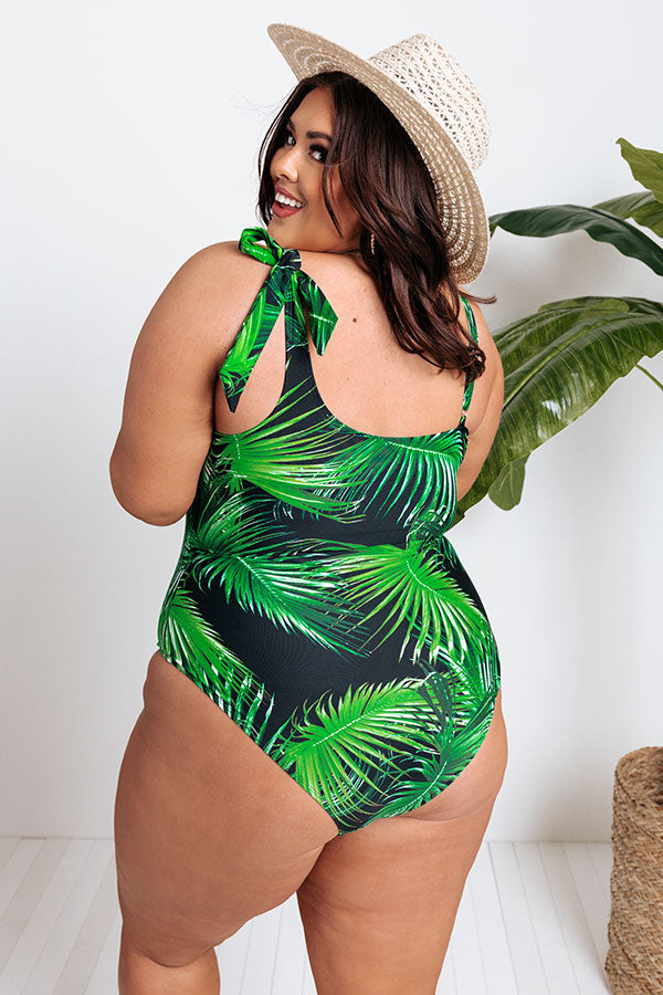 Tropical Terrace One Piece Swimsuit Curves
