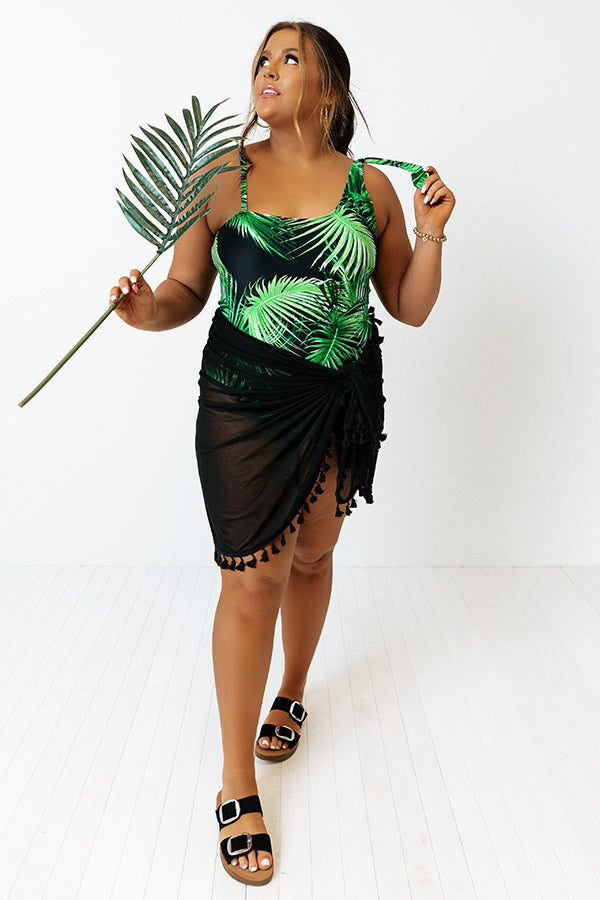 Tropical Terrace One Piece Swimsuit Curves