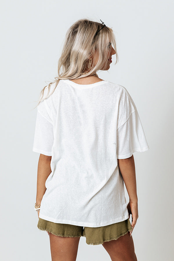 Popular Opinion Shift Tee In Ivory