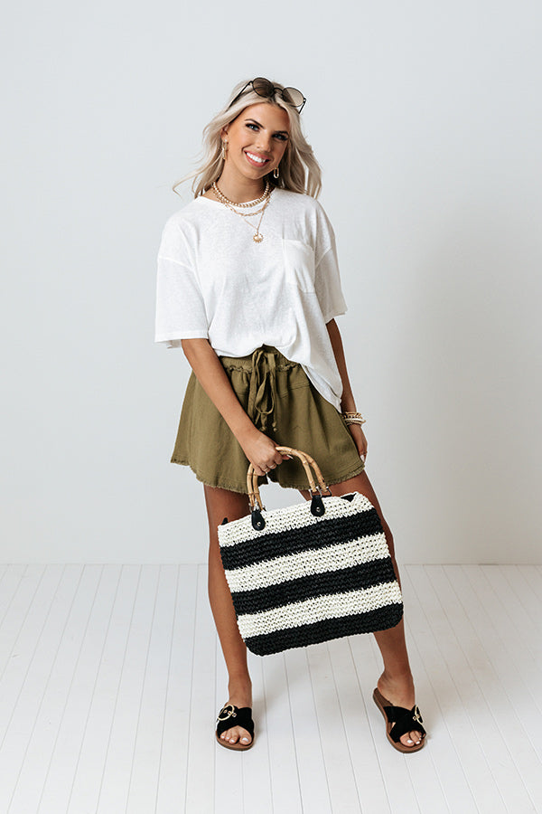 Popular Opinion Shift Tee In Ivory