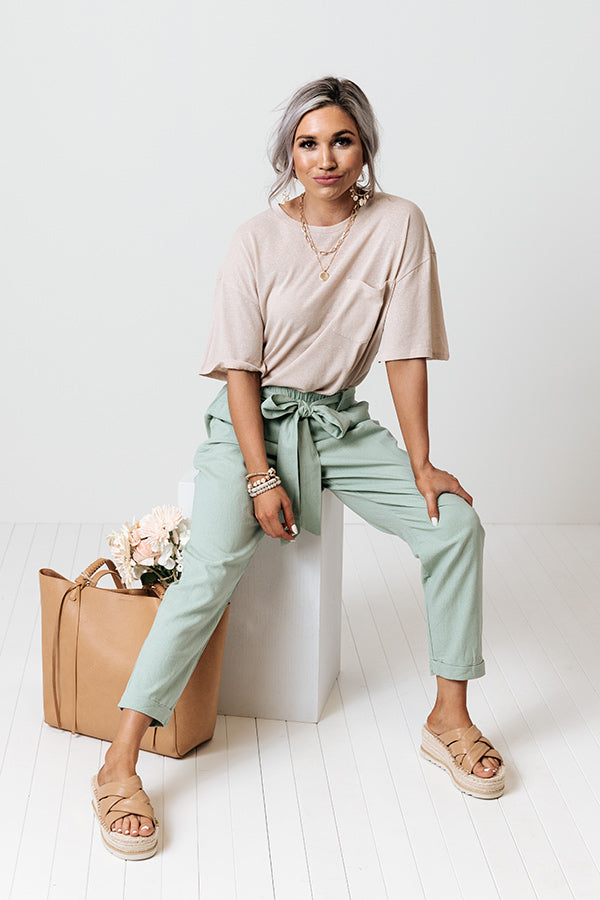 Popular Opinion Shift Tee In Birch