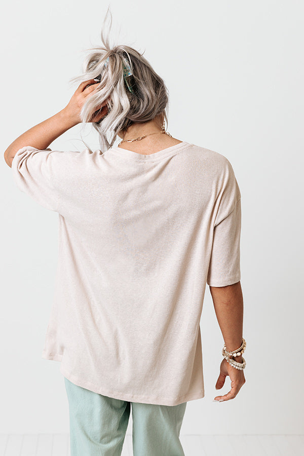Popular Opinion Shift Tee In Birch