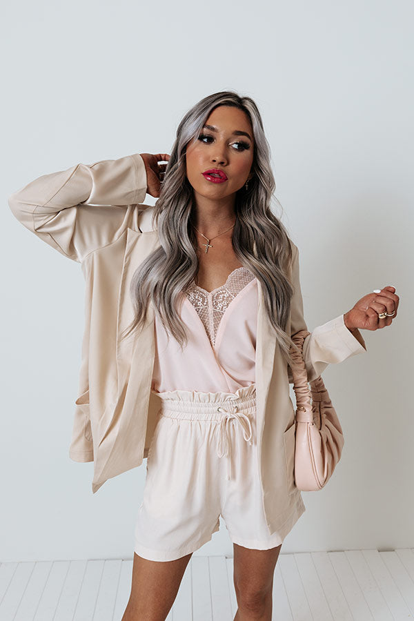 Forgotten Promises Lace Tank In Light Pink
