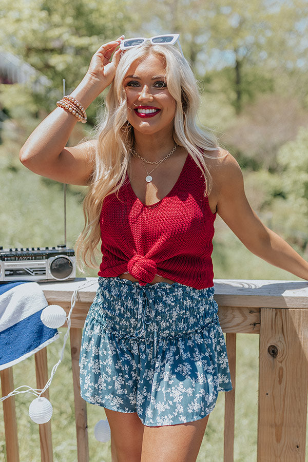 Cape Town Crush Knit Tank