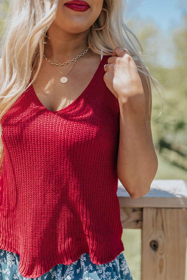 Cape Town Crush Knit Tank