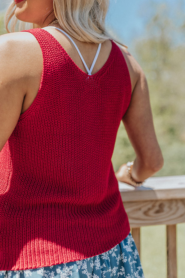 Cape Town Crush Knit Tank