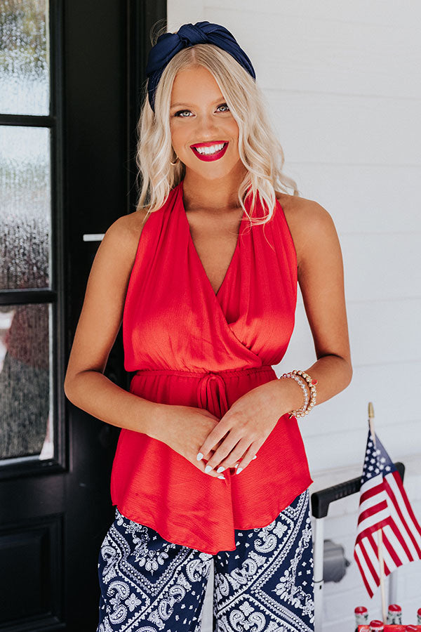 Ready For Romance Halter Top