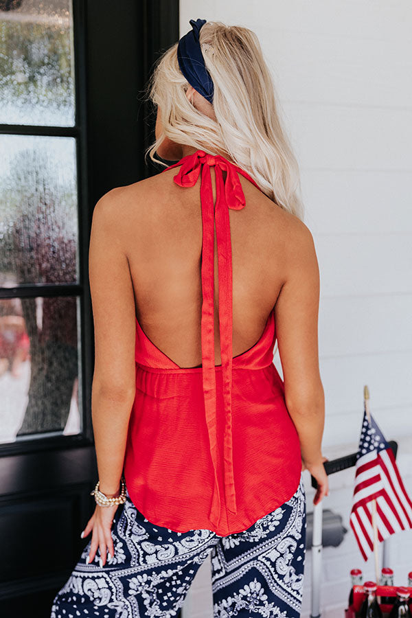 Ready For Romance Halter Top