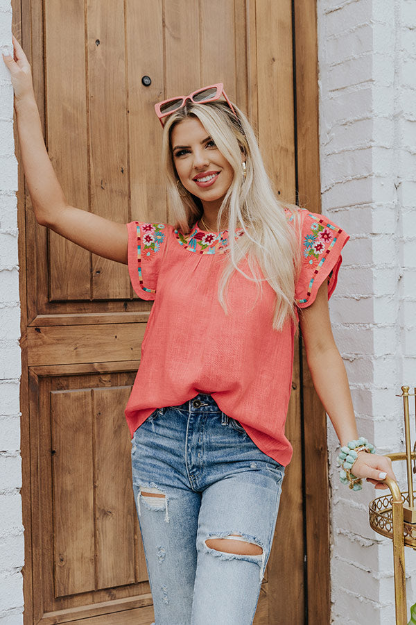 Tropical Breeze Shift Top