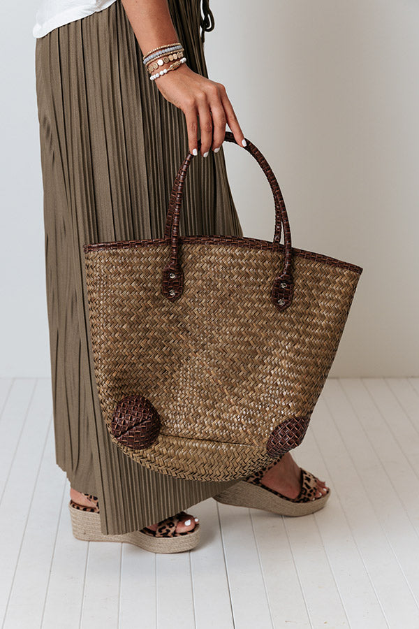 Crystal Cove Woven Tote