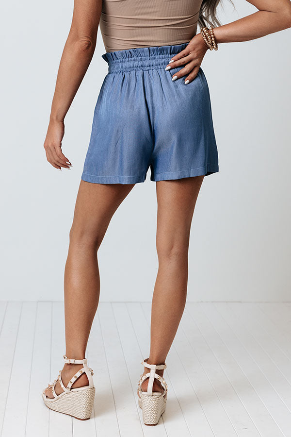 The Gail Shorts In Blue