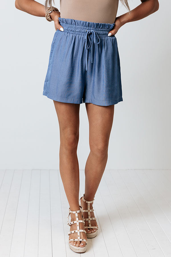 The Gail Shorts In Blue