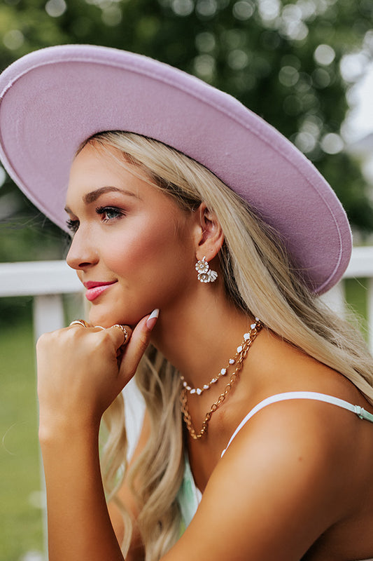 Tinsley Hoop Earrings in White
