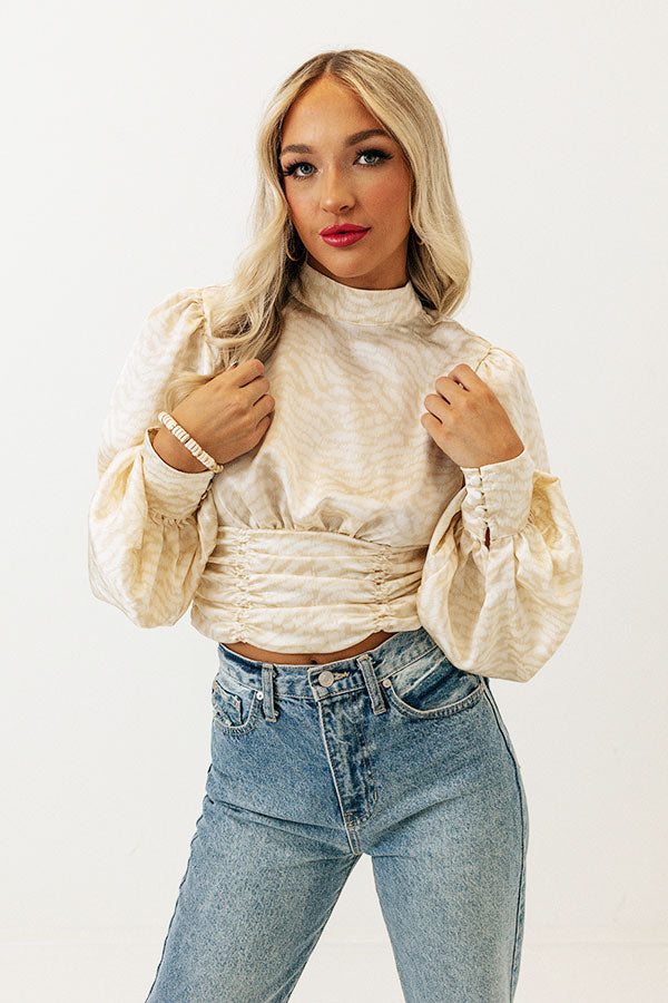 Vespas And Vino Satin Top