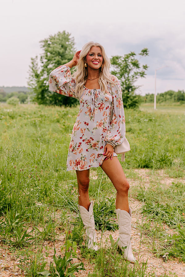 spring floral dress Slowly Falling For You Floral Dress S / heirloom-lilac