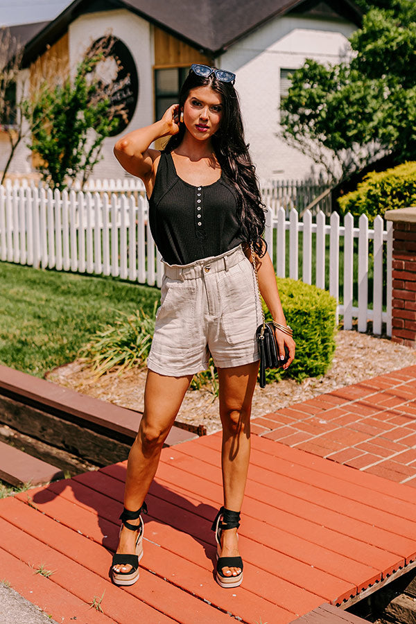 Windswept Wonderful Waffle Knit Bodysuit In Black