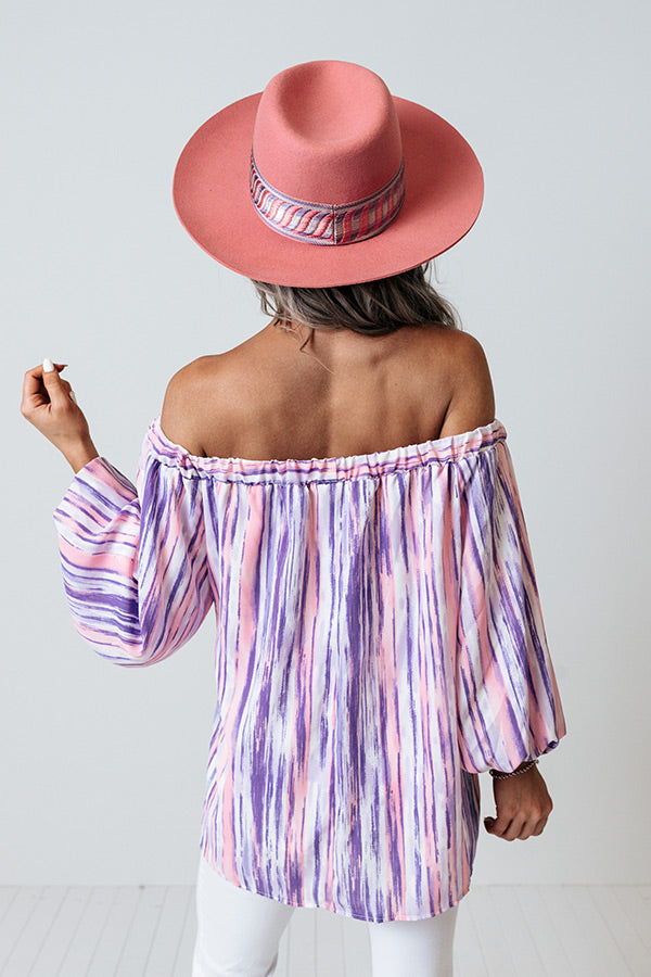 First Class Treatment Shift Top in Lavender