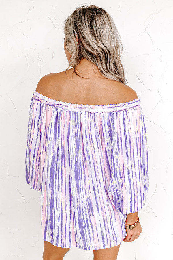 First Class Treatment Shift Top in Lavender