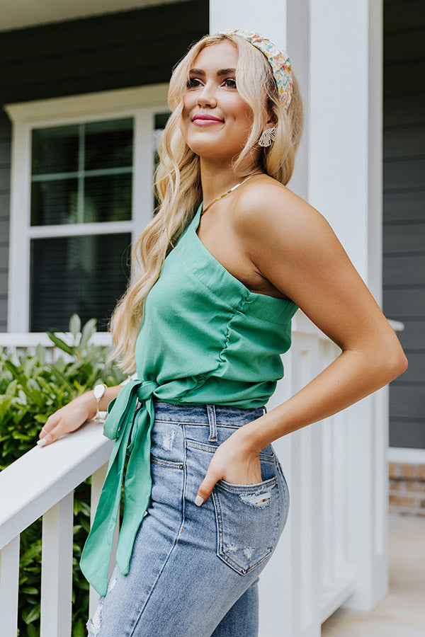 Casa On the Coast Top In Green