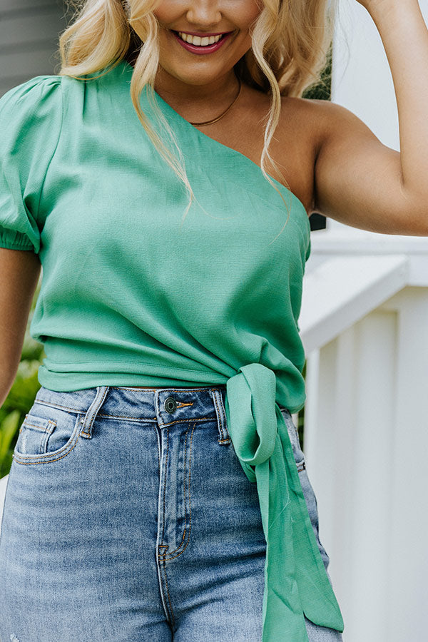 Casa On the Coast Top In Green