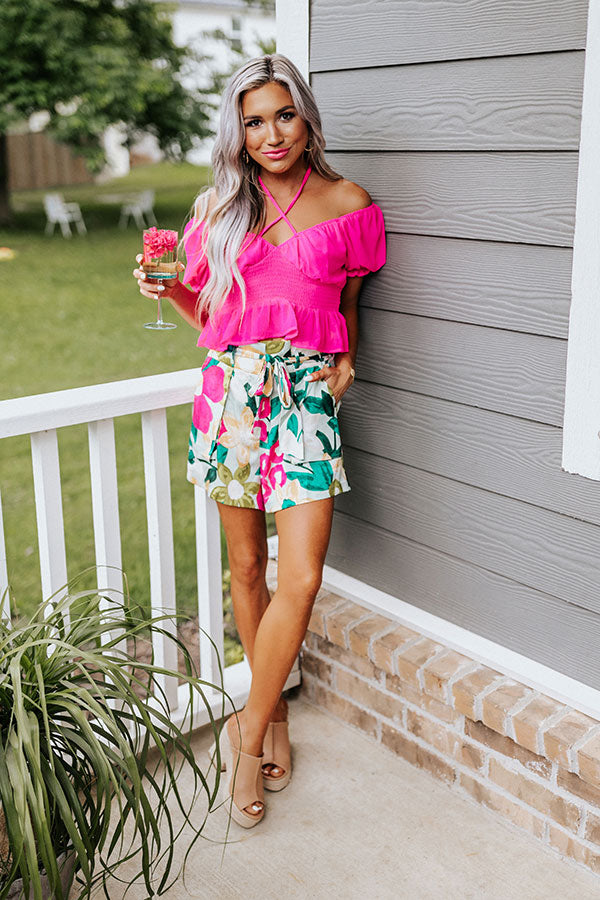 Positano Pretty Smocked Top