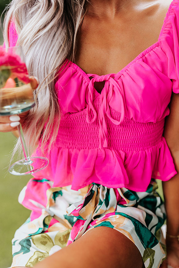 Positano Pretty Smocked Top