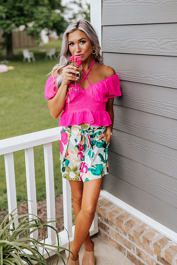 Positano Pretty Smocked Top