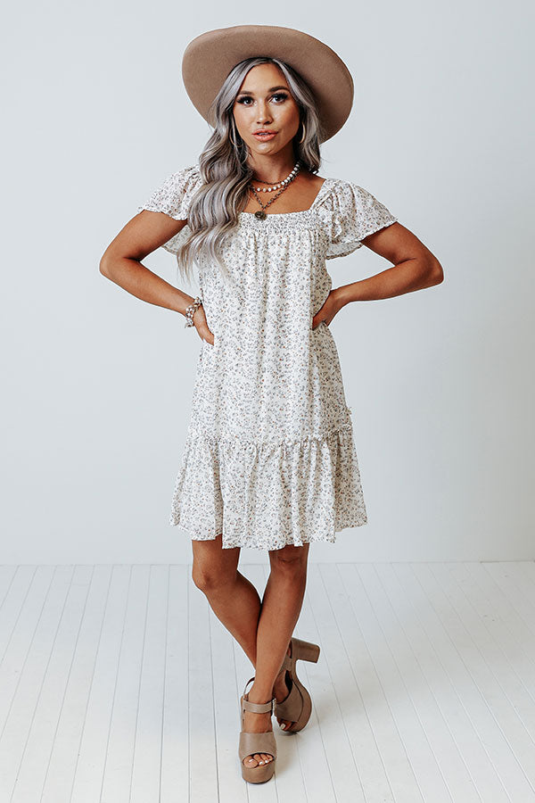 Parade Pretty Shift Dress In Ivory