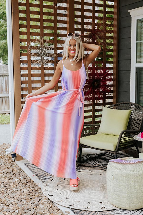 Dreaming About You Watercolor Maxi
