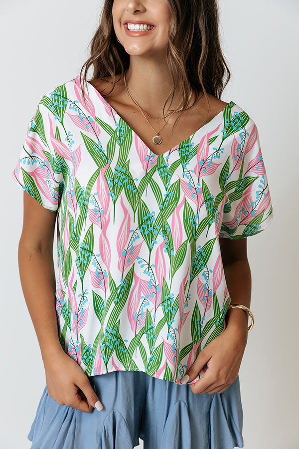 Timeless Beauty Shift Top In Green