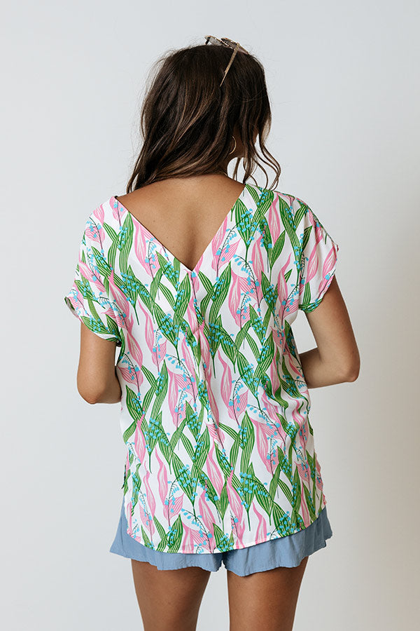 Timeless Beauty Shift Top In Green