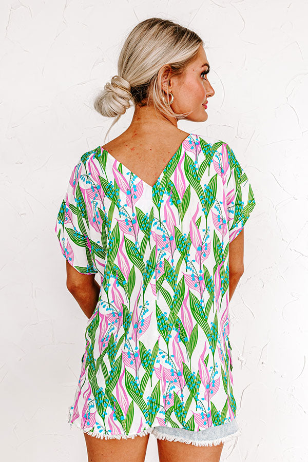 Timeless Beauty Shift Top In Green