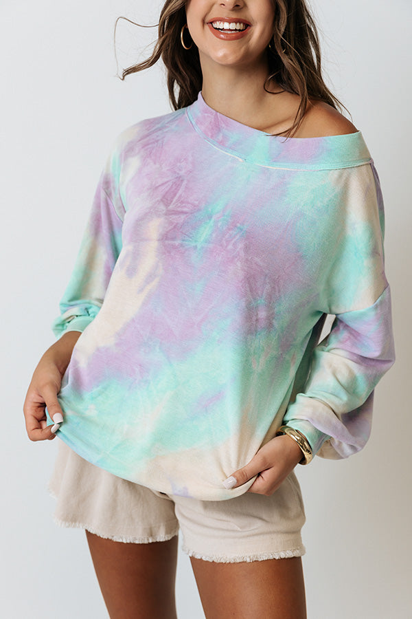 Travel Often Tie Dye Sweatshirt